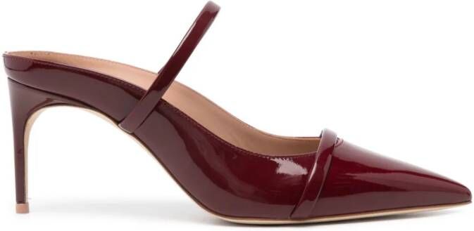 Malone Souliers Aurora 70mm leather mules Red