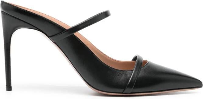 Malone Souliers Aurora 90mm leather mules Black