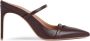 Malone Souliers Aurora 90mm leather mules Brown - Thumbnail 1