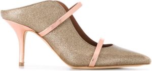 Malone Souliers backless pumps Gold