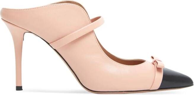 Malone Souliers Blanca 85mm leather mules Pink