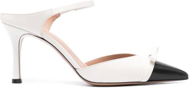 Malone Souliers Blythe 80mm leather mules White