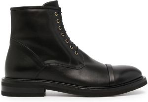 Malone Souliers Bryce leather lace-up boots Black