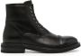 Malone Souliers Bryce leather lace-up boots Black - Thumbnail 1