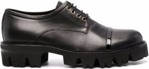 Malone Souliers chunky sole lace-up shoes Black