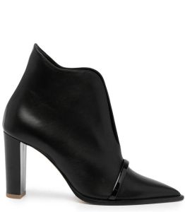 Malone Souliers Clara heeled leather boots BLACK