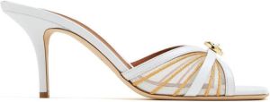 Malone Souliers engraved-detail 70mm mule sandals White
