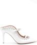 Malone Souliers Gala 100mm crystal-embellished mules White - Thumbnail 1