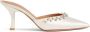 Malone Souliers Gwyn crystal-embellished satin mules White - Thumbnail 1