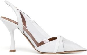 Malone Souliers Ira pointed pumps White