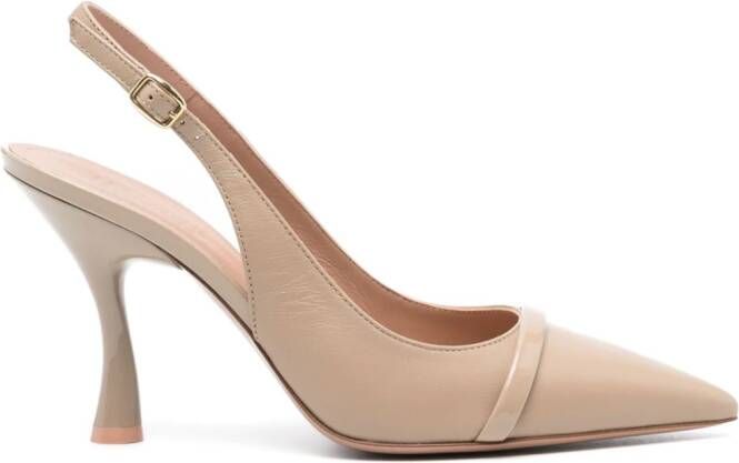 Malone Souliers Jama 95mm pointed-toe pumps Neutrals