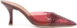 Malone Souliers Joella 70mm pointed-toe mules Red