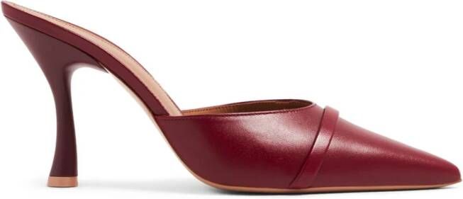 Malone Souliers Joella 90 leather mules Red