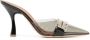 Malone Souliers Joelle 90mm leather mules Grey - Thumbnail 1