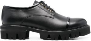 Malone Souliers lace-up leather loafers Black