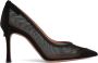 Malone Souliers Liberty 90mm mesh pumps Black - Thumbnail 1