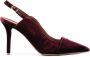 Malone Souliers Marion 85mm suede pumps Red - Thumbnail 1