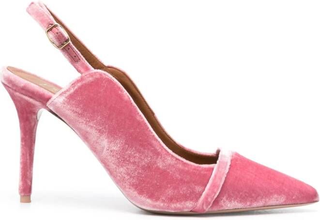 Malone Souliers Marion 90mm leather pumps Pink