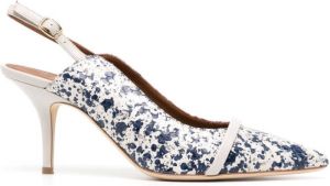 Malone Souliers Marion slingback leather pumps Blue
