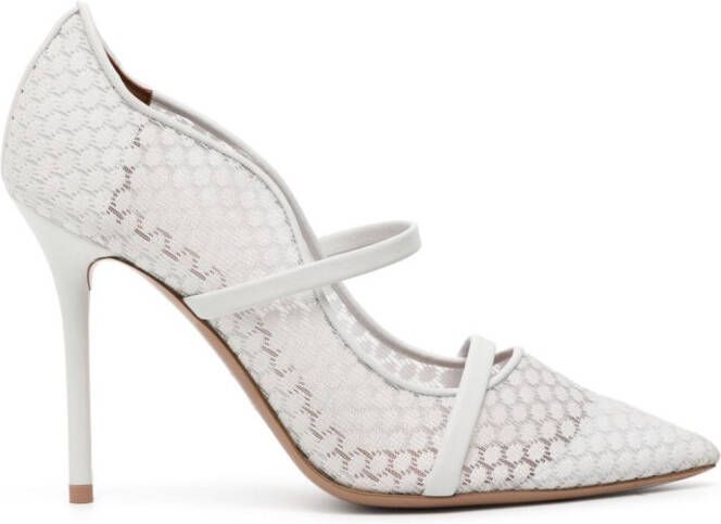 Malone Souliers Maureen 100 mesh pumps White