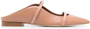 Malone Souliers Maureen double-strap ballerina shoes Neutrals
