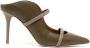 Malone Souliers Maureen pointed leather mules Green - Thumbnail 1