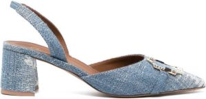 Malone Souliers Misha 45mm denim sandals Blue