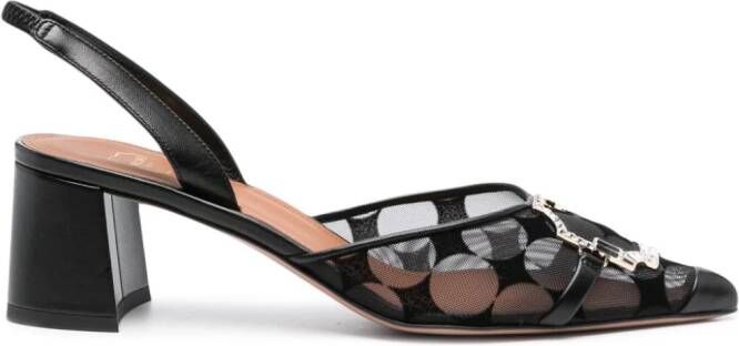 Malone Souliers Misha 60mm leather pumps Black