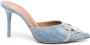 Malone Souliers Missy 100mm pointed-toe mules Blue - Thumbnail 1