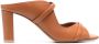 Malone Souliers Norah 70mm leather mules Brown - Thumbnail 1