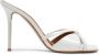 Malone Souliers Penn 85mm patent leather mules White - Thumbnail 1