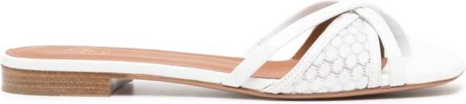 Malone Souliers Penn cut-out leather mules White