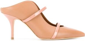 Malone Souliers pointed mules Neutrals
