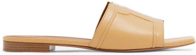 Malone Souliers Silvia slip-on leather sandals Neutrals