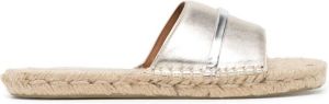 Malone Souliers Sol metallic espadrille sandals Gold