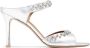 Malone Souliers Tala 90mm crystal-embellished sandals Silver - Thumbnail 1