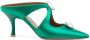 Malone Souliers Tina 75mm crystal-embellished pumps Green - Thumbnail 1