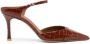 Malone Souliers Uma 80mm leather pumps Brown - Thumbnail 1