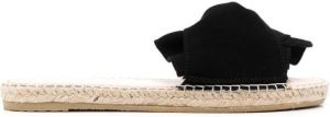 Manebi knot-detail slip-on sandals Black