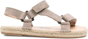 Manebi open-toe touch-strap sandals Neutrals