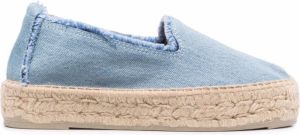 Manebi slip-on platform espadrilles Blue