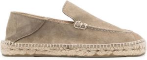 Manebi suede slip-on espadrilles Green