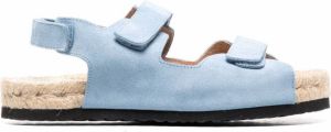 Manebi touch-strap slingback sandals Blue