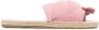 Manebi twist-front suede espadrilles Pink - Thumbnail 1