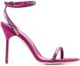 Manolo Blahnik 100mm studded stiletto sandals Pink - Thumbnail 1