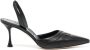 Manolo Blahnik Chongasli 70mm swirl-embellished pumps Black - Thumbnail 1