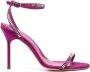 Manolo Blahnik Crinastra 105mm satin strappy sandals Pink - Thumbnail 1