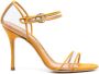 Manolo Blahnik Fersen 105mm suede sandals Yellow - Thumbnail 1
