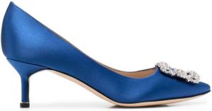 Manolo Blahnik Hangisi 50mm pumps Blue
