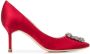 Manolo Blahnik Hangisi 70mm pumps Red - Thumbnail 1